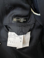 Traje Corneliani Made in Italy de Pura Lana Virgen Negro – Talla 54R - Nina BAZART