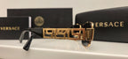 Lentes de Sol Versace Greca Dorados – Nuevos | Lujo Italiano con Estuche Original - Nina BAZART
