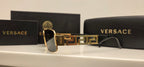 Lentes de Sol Versace Greca Dorados – Nuevos | Lujo Italiano con Estuche Original - Nina BAZART