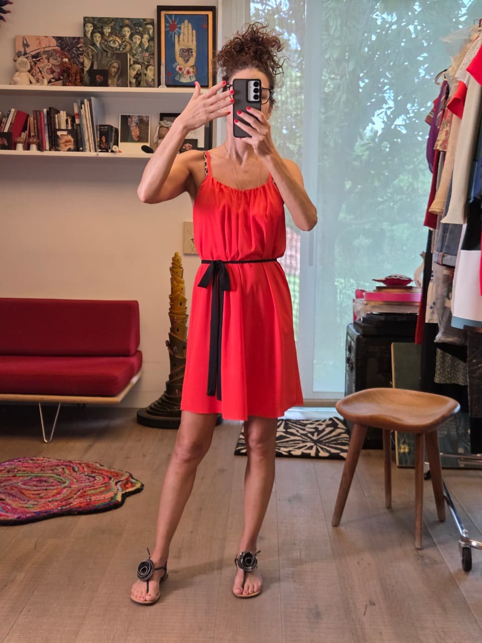 Vestido Alice + Olivia Color Coral - Nina BAZART