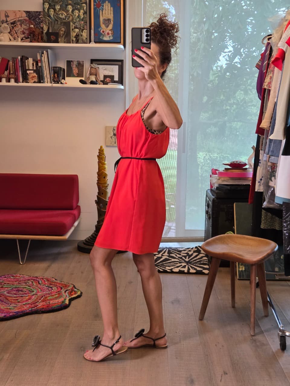 Vestido Alice + Olivia Color Coral - Nina BAZART
