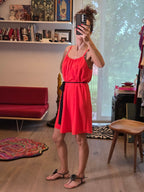 Vestido Alice + Olivia Color Coral - Nina BAZART
