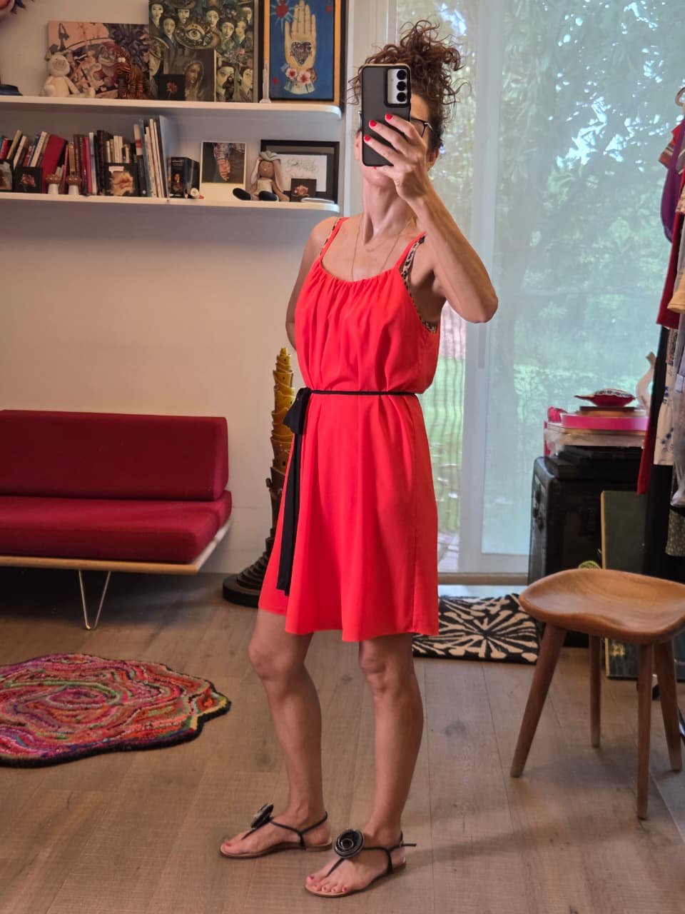 Vestido Alice + Olivia Color Coral - Nina BAZART