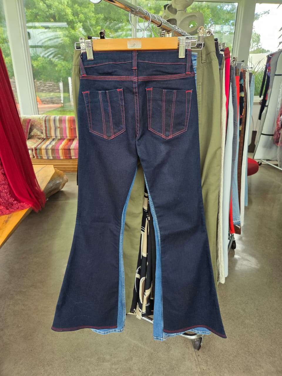 Jeans Bootcut tiro corto-BURBERRY
