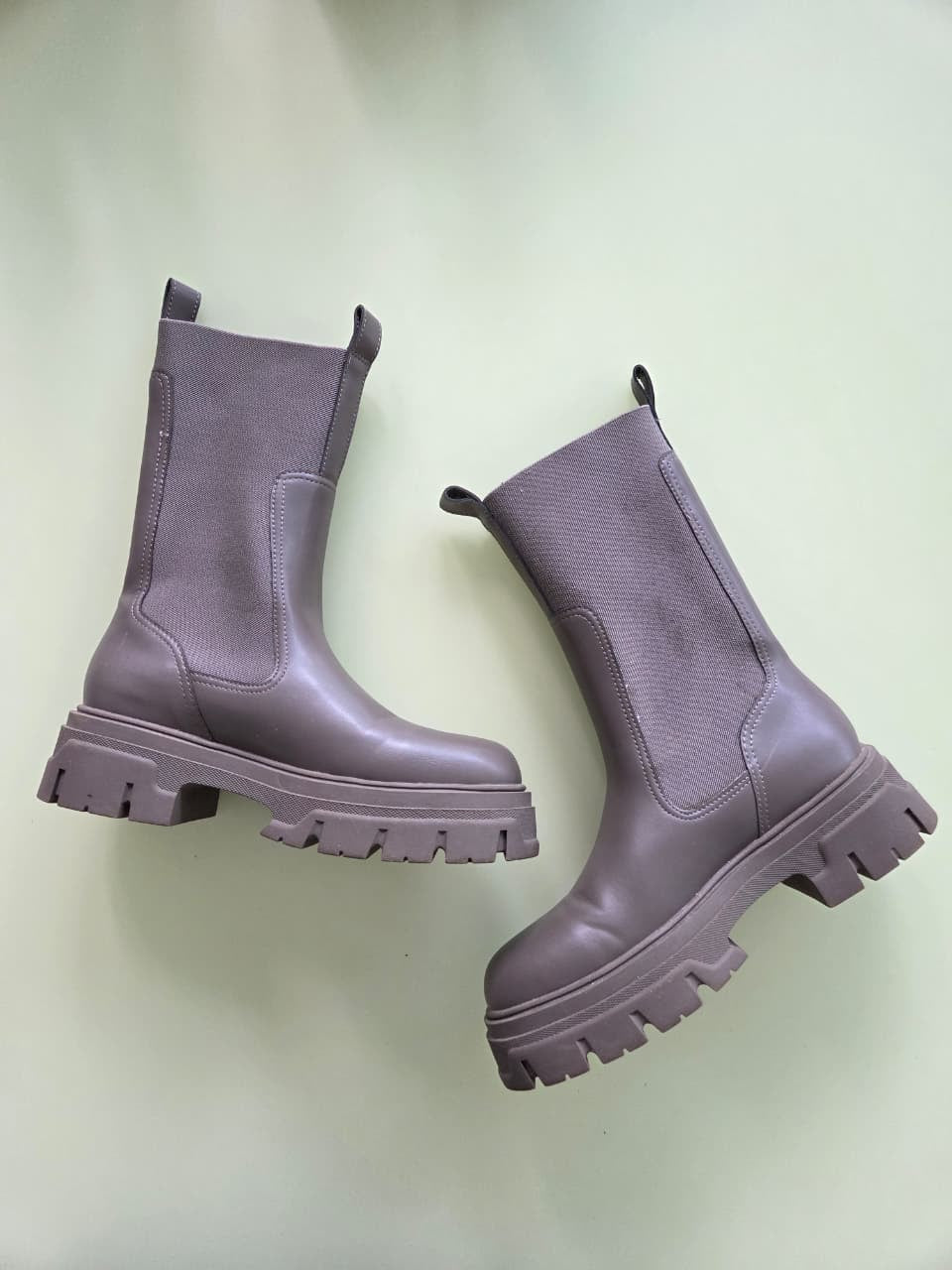 Botas de goma color gris-H&M