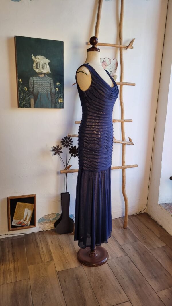 Vestido color azul marino