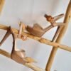 Plataformas Prada color beige