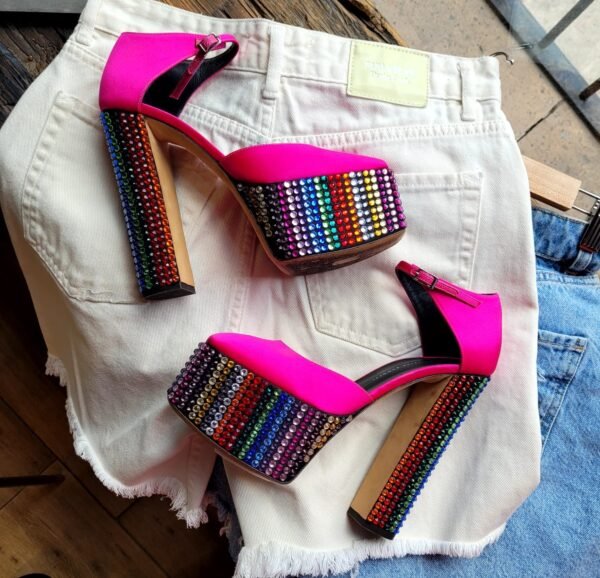 Plataformas rosa fucsia Giuseppe Zanotti