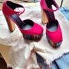 Plataformas rosa fucsia Giuseppe Zanotti
