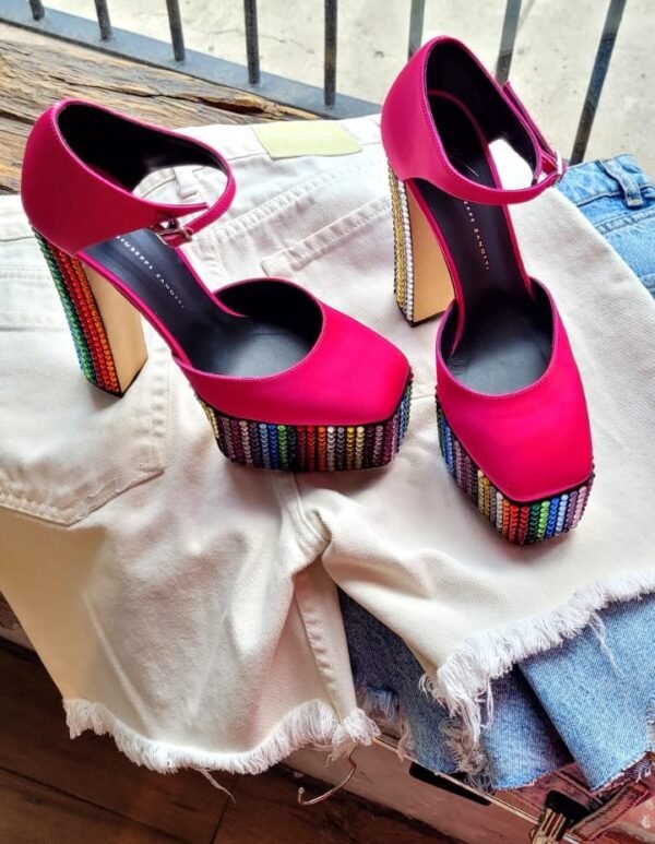 Plataformas rosa fucsia Giuseppe Zanotti