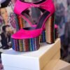 Plataformas rosa fucsia Giuseppe Zanotti