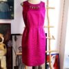 Vestido color rosa fuscia