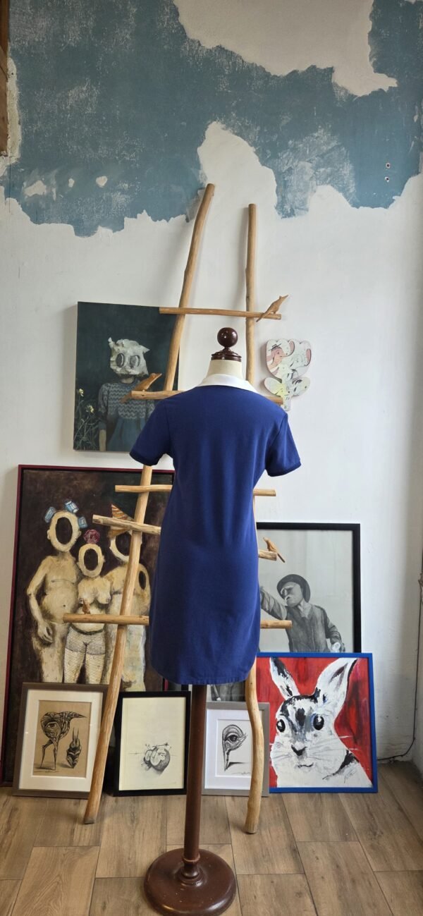 Vestido camisero color azul marino