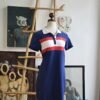 Vestido camisero color azul marino