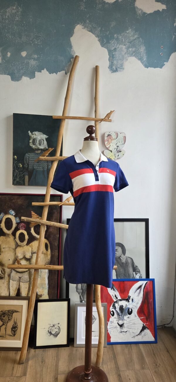Vestido camisero color azul marino