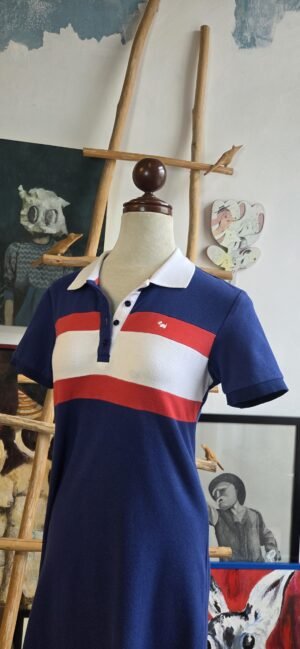 Vestido camisero color azul marino