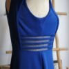 Vestido midi color azul rey