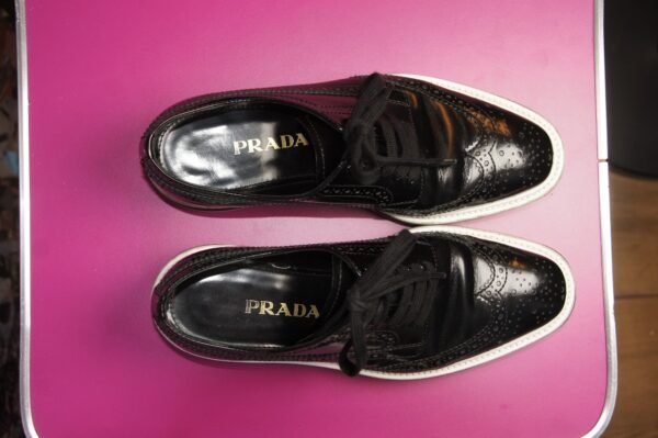 Zapatos oxford brogue de plataforma