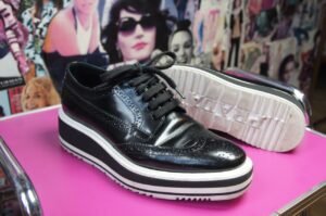 Zapatos oxford brogue de plataforma