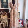 Vestido de gasa floreado