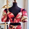 Conjunto de top y pantalon wide leg