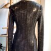 Vestido lentejuelas cuadradas color plata