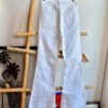 Pantalon acampanado blanco