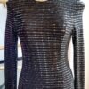 Vestido lentejuelas cuadradas color plata