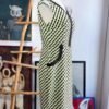 Vestido corte A-line con estampado geométrico