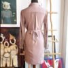 Vestido camisero color beige