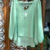 Blusa color aguamarina