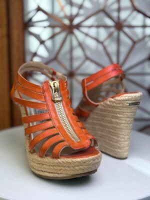 Alpargatas color naranja