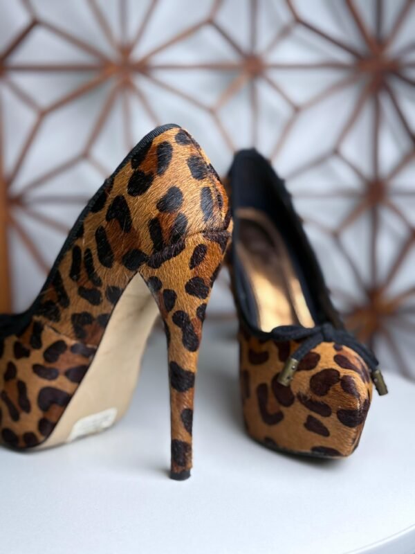 Plataformas con estampado animal print