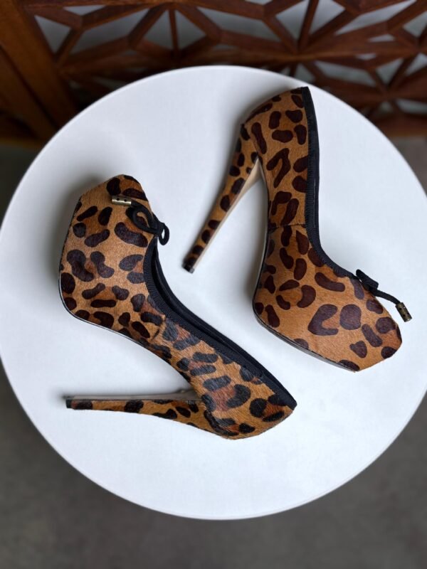 Plataformas con estampado animal print