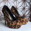 Plataformas con estampado animal print
