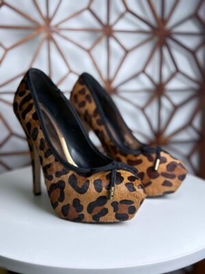 Plataformas con estampado animal print