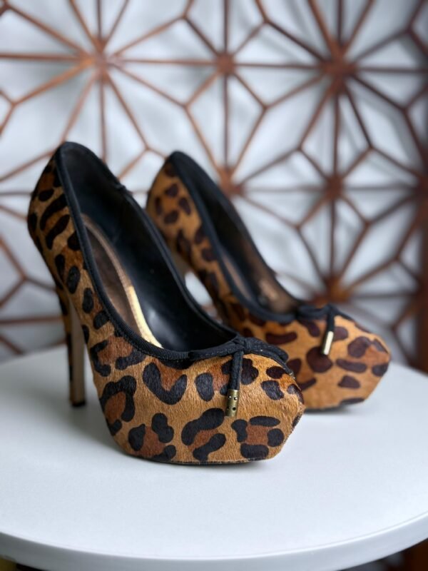 Plataformas con estampado animal print