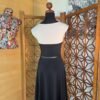 Vestido corte A bicolor