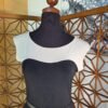 Vestido corte A bicolor