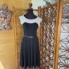 Vestido corte A bicolor