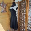 Vestido corte A bicolor