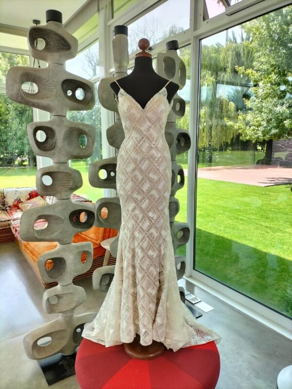 Vestido de novia con encaje