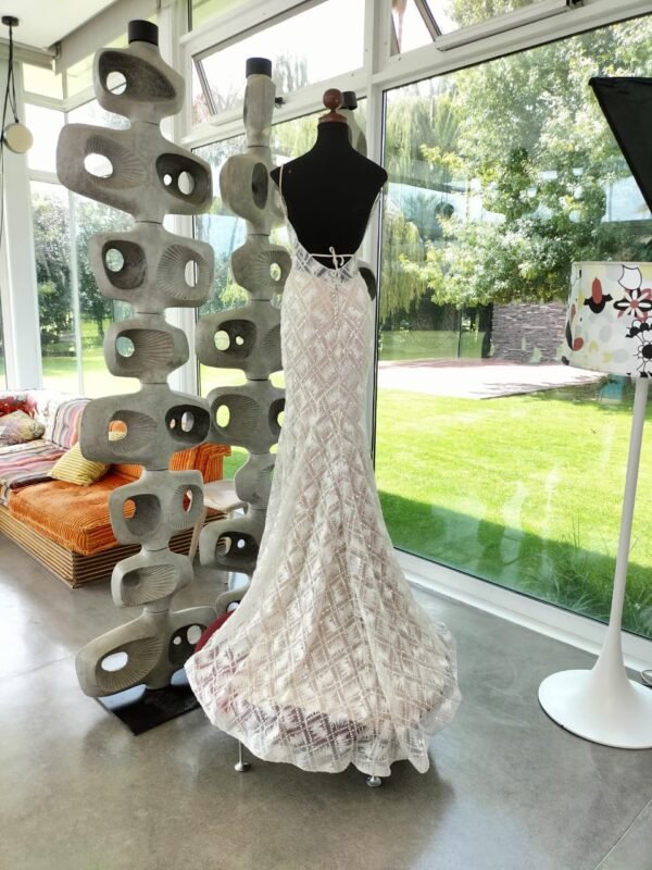 Vestido de novia con encaje