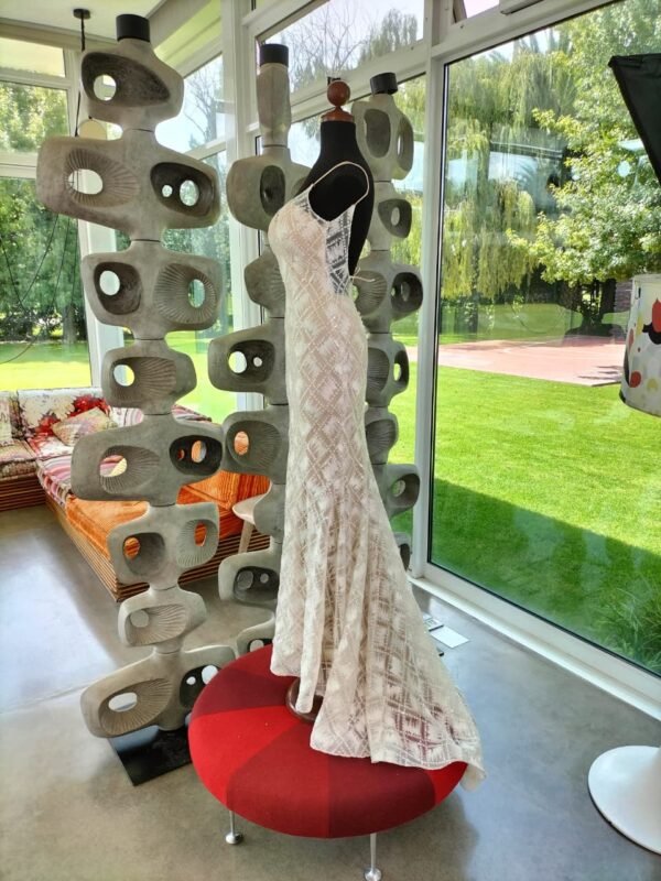 Vestido de novia con encaje