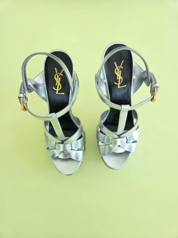 Zapatillas YSL plateadas