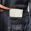 Traje Ermenegildo Zegna Azul Marino Rayado Lana