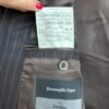 Traje Ermenegildo Zegna Café Chocolate Rayado Lana