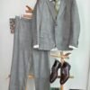 Traje de lana gris
