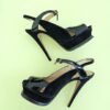 Zapatillas YSL  Mary Jane negras