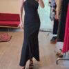 Vestido Midi Negro Andrea & Co. Elegante y Minimalista